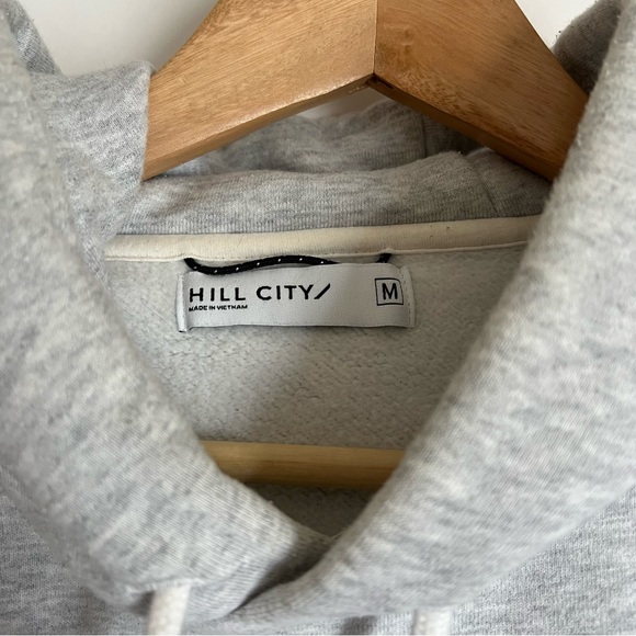 Hill City Pullover Hoodie Grey Men’s Medium - Picture 2 of 10
